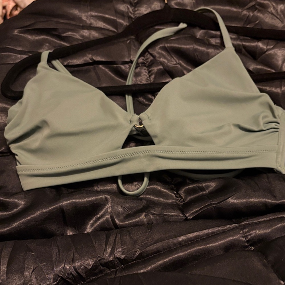 Shade & Shore Olive Bikini Top